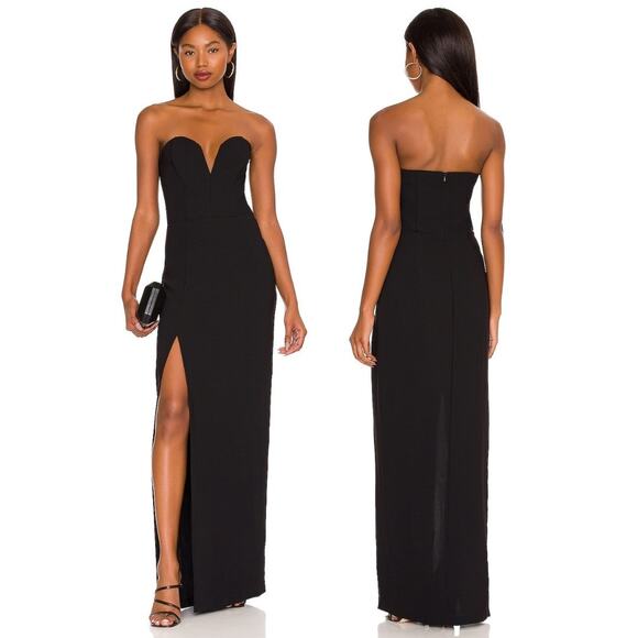 Amanda Uprichard Dresses & Skirts - Amanda Uprichard Cherri Gown Maxi Strapless Party Formal Gala Prom Classy M